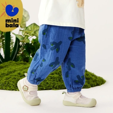 Quần trẻ em Minibala cotton mùa hè, khô nhanh, mềm mại, thân thiện da, giảm 19%