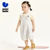 Quần treo bé gái minibala mềm mại thoáng khí mùa hè - Thoải mái, dễ chịu 3