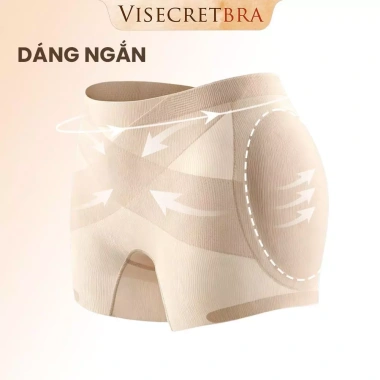 Quần Trong Độn Hông Nâng Mông Cạp Vừa Su Đúc, Thoáng Khí, Mềm Mịn - Body Ôm