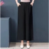 Quần trung niên nữ ống suông lưng thun bigsize đũi mềm nhẹ mát siêu thị 24h - Giá 109.000đ 4