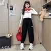 Quần túi hộp kaki nữ 18-50kg, ống suông rộng cạp chun, lưng cao, phù hợp bé gái 6-14 tuổi, giá 77.000đ 4