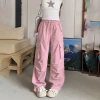Quần túi hộp kaki nữ 18-50kg, ống suông rộng cạp chun, lưng cao, phù hợp bé gái 6-14 tuổi, giá 77.000đ 12