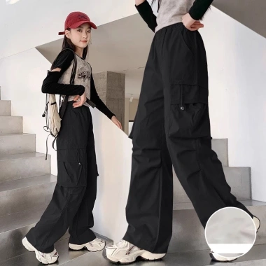 Quần túi hộp kaki nữ 18-50kg, ống suông rộng cạp chun, lưng cao, phù hợp bé gái 6-14 tuổi, giá 77.000đ 14 Quần túi hộp kaki nữ 18-50kg, ống suông rộng cạp chun, lưng cao, phù hợp bé gái 6-14 tuổi, giá 77.000đ 14