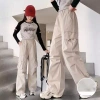 Quần túi hộp kaki nữ 18-50kg, ống suông rộng cạp chun, lưng cao, phù hợp bé gái 6-14 tuổi, giá 77.000đ 15