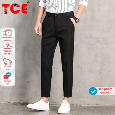 Quần vải đen nam tây Âu, dáng trơn, hợp áo sơ mi & giày tây - 45.000₫ 6 Quần vải đen nam tây Âu, dáng trơn, hợp áo sơ mi & giày tây - 45.000₫ 6