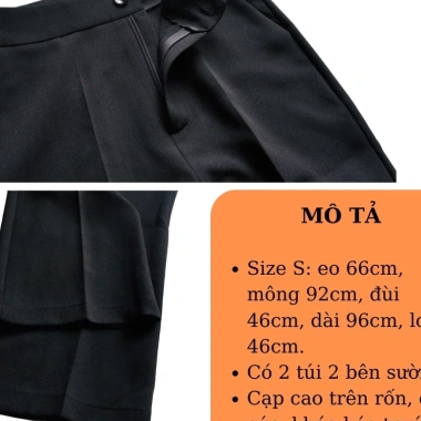 Quần Vải Nữ Ống Loe Oxatyl Q12 Quần Tây Công Sở Vải Tuyết Mưa Dày Ưu Đãi 212.800 7