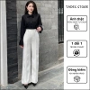 Quần Vải Nữ Quần Tây Nữ Ống Suôn Cạp Cao Chất Liệu Như Ý - Phong Cách Công Sở Giá 145k