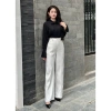 Quần Vải Nữ Quần Tây Nữ Ống Suôn Cạp Cao Chất Liệu Như Ý - Phong Cách Công Sở Giá 145k 8