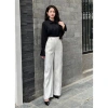 Quần Vải Nữ Quần Tây Nữ Ống Suôn Cạp Cao Chất Liệu Như Ý - Phong Cách Công Sở Giá 145k 10