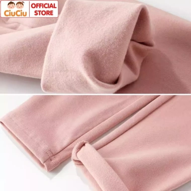 Quần Váy Legging Giữ Nhiệt Bé Gái CIUCIU KID Vải Zip Lông Co Dãn 4 Chiều Mềm Mại Ôm Dáng Giá 145.000 VND 4