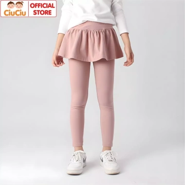 Quần Váy Legging Giữ Nhiệt Bé Gái CIUCIU KID Vải Zip Lông Co Dãn 4 Chiều Mềm Mại Ôm Dáng Giá 145.000 VND 5