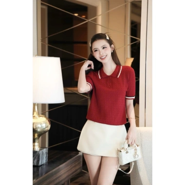 Quần váy xẻ tà 2 lớp ép mùng siêu dễ mặc mix đồ sang, giá 210k 4