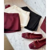 Quần váy xẻ tà 2 lớp ép mùng siêu dễ mặc mix đồ sang, giá 210k 8