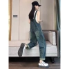 Quần yếm denim cổ điển nữ thời trang thu đông - Tôn body thon gọn, giảm 23% 3
