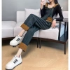 Quần yếm denim cổ điển nữ thời trang thu đông - Tôn body thon gọn, giảm 23% 10