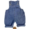 Quần yếm denim trẻ em LeTong có tai thỏ, quần dài dễ thương cho bé gái 6