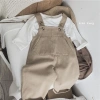 Quần yếm Unisex 2-6 tuổi dáng rộng Hàn Quốc mùa thu - xuân nhiệt đới, thoáng khí nhẹ, phong cách phiêu lưu 178.454 VND 3