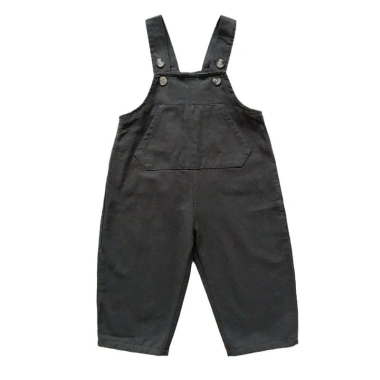 Quần yếm Unisex 2-6 tuổi dáng rộng Hàn Quốc mùa thu - xuân nhiệt đới, thoáng khí nhẹ, phong cách phiêu lưu 178.454 VND