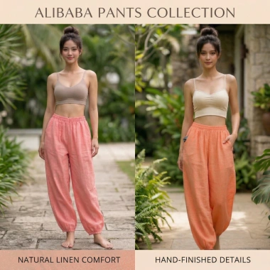 Quần Yoga Nữ Dáng Alibaba Cotton Lụa Co Giãn Thoáng Mát, Tập Tại Nhà - 423k 6