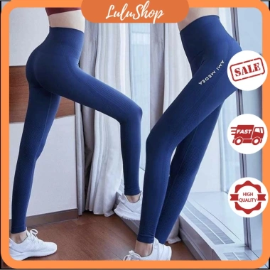 Quần Yoga Nữ Dệt Kim Cạp Cao Nâng Mông Co Giãn, Thoáng Mát, Tập Tại Nhà 220k 7