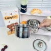 Quánh Inox 304 BabyBoo chống dính Nấu cháo bột cho bé đáy 14cm giá 226.600 VND 4