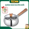 Quánh Inox 304 Babyboo Size 14 tay cầm inox và gỗ, giá 234.800đ ăn dặm