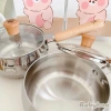 Quánh Inox 304 Babyboo Size 14 tay cầm inox và gỗ, giá 234.800đ ăn dặm 2