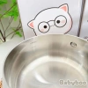 Quánh Inox 304 Babyboo Size 14 tay cầm inox và gỗ, giá 234.800đ ăn dặm 8