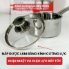 Quánh inox 304 liền khối TAEANG QLK14 14cm không lo cháy đáy - Quánh quấy bột, nấu cháo cho bé, giảm giá 20% 7