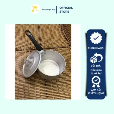 Quánh Nhôm Xoong Nồi Nấu Bột Mta-Mart - Dày Dặn, Tiện Lợi, Giá 122k