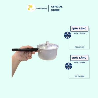 Quánh Nhôm Xoong Nồi Nấu Bột Mta-Mart - Dày Dặn, Tiện Lợi, Giá 122k