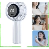 Quạt cầm tay 1.200mAh mạnh mẽ, màn hình kỹ thuật số, di động, giảm giá 18%