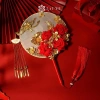 Quạt Cầm Tay Cô Dâu Handmade Vintage, Trang Trí Đám Cưới, Giá 163.900₫ 3