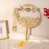 Quạt Cầm Tay Cô Dâu Handmade Vintage, Trang Trí Đám Cưới, Giá 163.900₫ 4