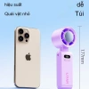 Quạt cầm tay đá làm mát mini, tốc độ cao, gập lại - giảm giá 310,100₫ cho phụ nữ 4