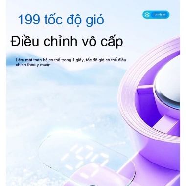 Quạt cầm tay đá làm mát mini, tốc độ cao, gập lại - giảm giá 310,100₫ cho phụ nữ 5