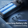 Quạt cầm tay JAMAY F5PRO B sạc lại, sò lạnh 199 tốc độ, 10.000mAh, 24h, gập 180 LED 8