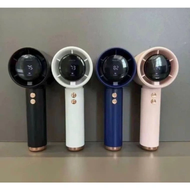 Quạt cầm tay mini pin 4.000mAh, 100 cấp độ gió, màn hình hiển thị pin - Siêu nhẹ 2