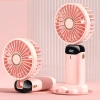 Quạt cầm tay mini PTLUXURY 10.000mAh - 5 tốc độ, đèn LED, dây đeo cổ - chỉ 48.000₫