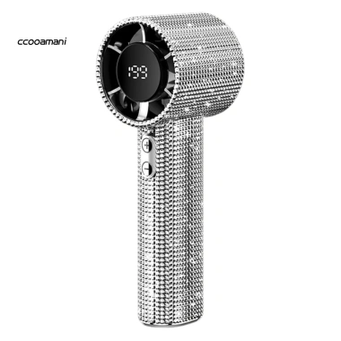 Quạt cầm tay mini USB 199 tốc độ LCD điều chỉnh, sạc di động cho du lịch mùa hè 4 Quạt cầm tay mini USB 199 tốc độ LCD điều chỉnh, sạc di động cho du lịch mùa hè 4