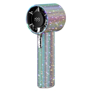 Quạt cầm tay mini USB 199 tốc độ LCD điều chỉnh, sạc di động cho du lịch mùa hè 10 Quạt cầm tay mini USB 199 tốc độ LCD điều chỉnh, sạc di động cho du lịch mùa hè 10