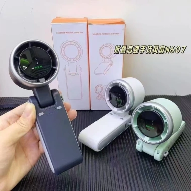 Quạt cầm tay tốc độ cao tăng áp di động treo cổ im lặng văn phòng giá 227.590 VND 2