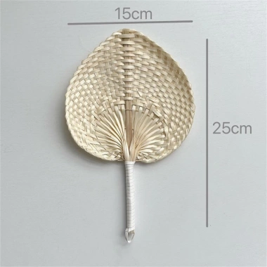 Quạt Cầm Tay Tre Dệt Thủ Công Cattail Đuổi Muỗi, Làm Mát Mùa Hè, Di Động 54,137₫ 10