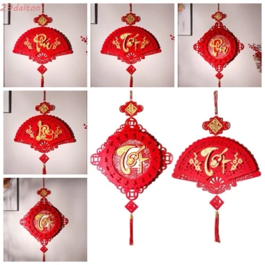 Quạt chữ Phúc Lộc Thọ Tết kích thước lớn, màu sắc đậm, giá chỉ 29.900đ