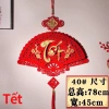 Quạt chữ Phúc Lộc Thọ Tết kích thước lớn, màu sắc đậm, giá chỉ 29.900đ 5
