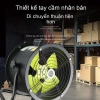 Quạt công nghiệp 220V hút gió mạnh, tốc độ vô cấp, động cơ biến tần nam châm vĩnh cửu - Giá ưu đãi 1,472,100 VND 5