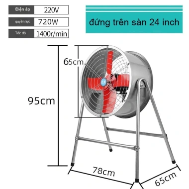 Quạt Công Nghiệp Mạnh Mẽ - Công Suất Cao, Hút Sàn, Dùng Nhà Xưởng, Kho, Trang Trại - 1.649.900 VN 12 Quạt Công Nghiệp Mạnh Mẽ - Công Suất Cao, Hút Sàn, Dùng Nhà Xưởng, Kho, Trang Trại - 1.649.900 VN 12