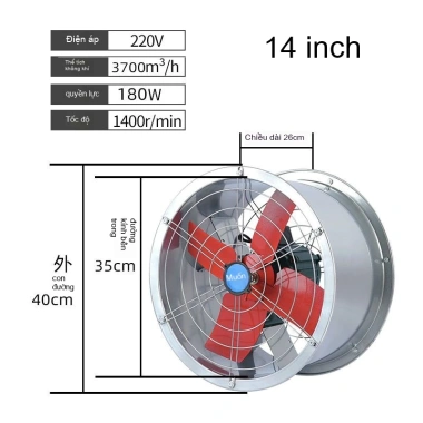 Quạt Công Nghiệp Mạnh Mẽ - Công Suất Cao, Hút Sàn, Dùng Nhà Xưởng, Kho, Trang Trại - 1.649.900 VN 18 Quạt Công Nghiệp Mạnh Mẽ - Công Suất Cao, Hút Sàn, Dùng Nhà Xưởng, Kho, Trang Trại - 1.649.900 VN 18