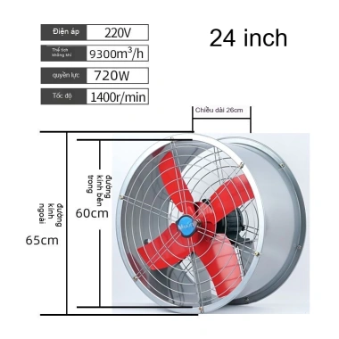 Quạt Công Nghiệp Mạnh Mẽ - Công Suất Cao, Hút Sàn, Dùng Nhà Xưởng, Kho, Trang Trại - 1.649.900 VN 21 Quạt Công Nghiệp Mạnh Mẽ - Công Suất Cao, Hút Sàn, Dùng Nhà Xưởng, Kho, Trang Trại - 1.649.900 VN 21