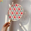 Quạt Cung Điện Tre Bện Đa Màu - Trang Trí Nhà Cửa Mùa Hè, Giá 130.798₫ 3